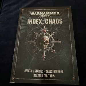 Warhammer 40,000 Index Chaos 40k Games Workshop Rulebook Chaos Daemons